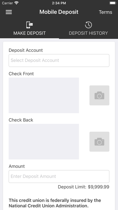 CFFCU Mobile Banking Screenshot