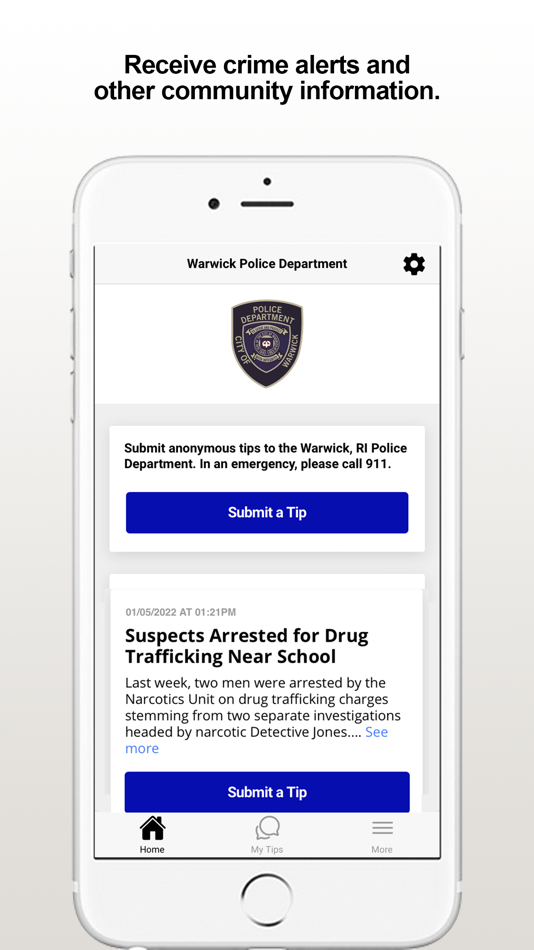 #1. Warwick PD (iOS) 由: Warwick Police Department