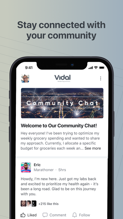 Vidal Health Collective Screenshot