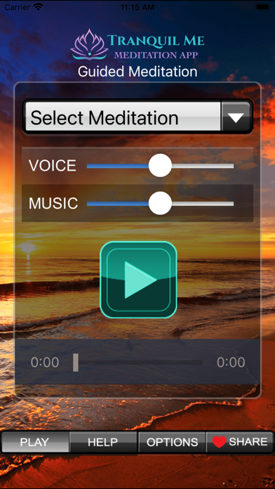 Tranquil Me meditation Screenshot
