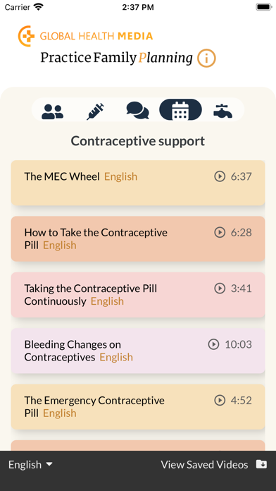 Practice Family Planning Screenshot