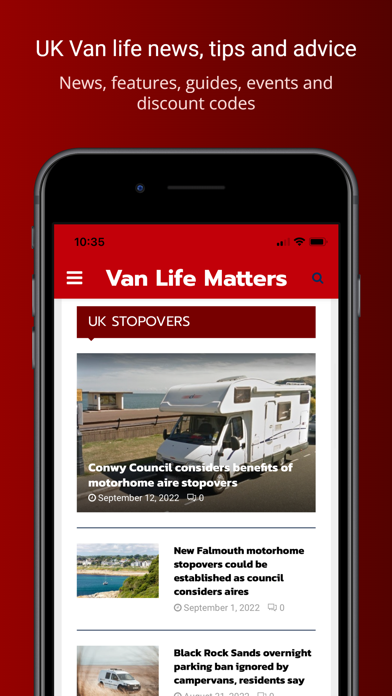 Van Life Matters Screenshot 1 - AppWisp.com Van Life Matters Screenshot 1 - AppWisp.com