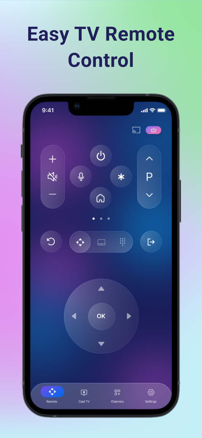 Smart TV Remote Control and Cast