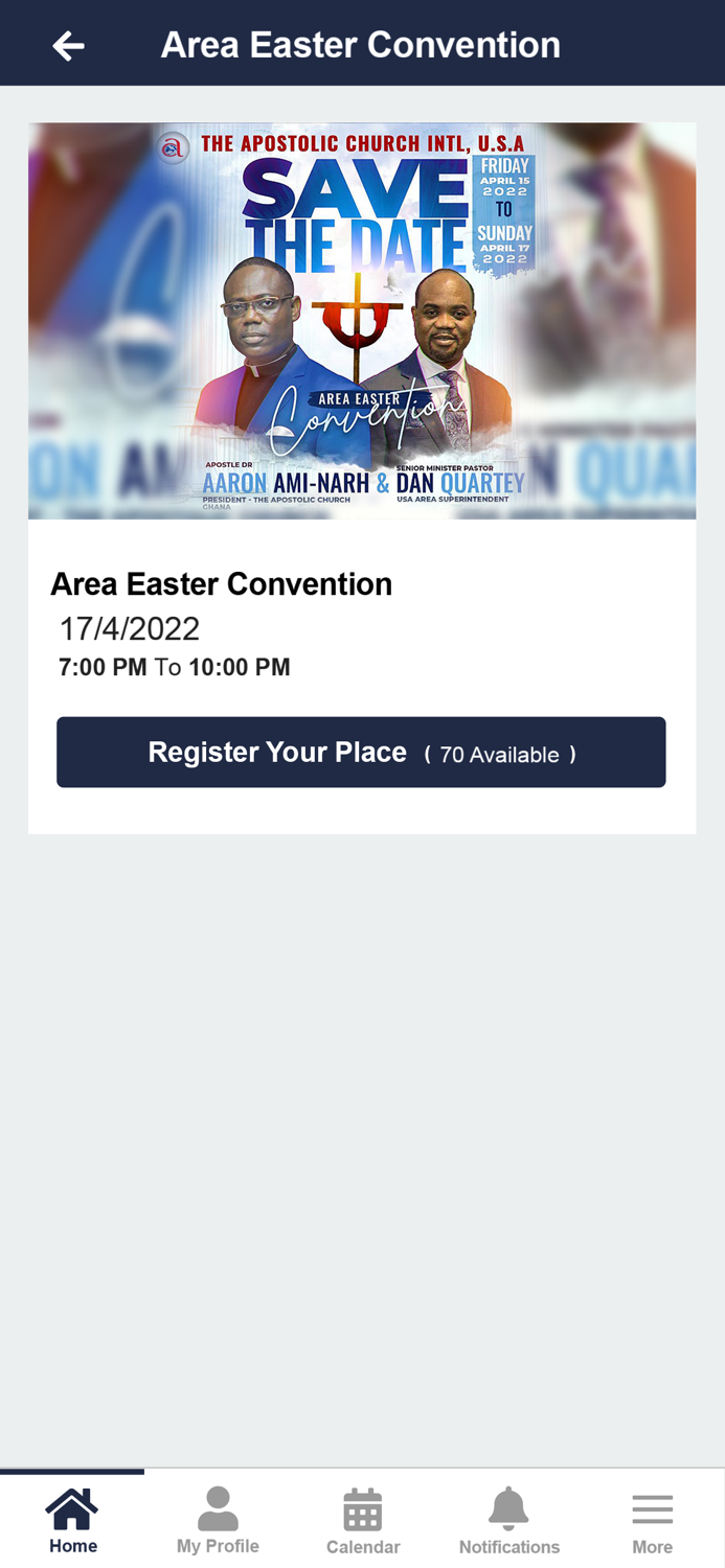 The Apostolic Church Int. VA