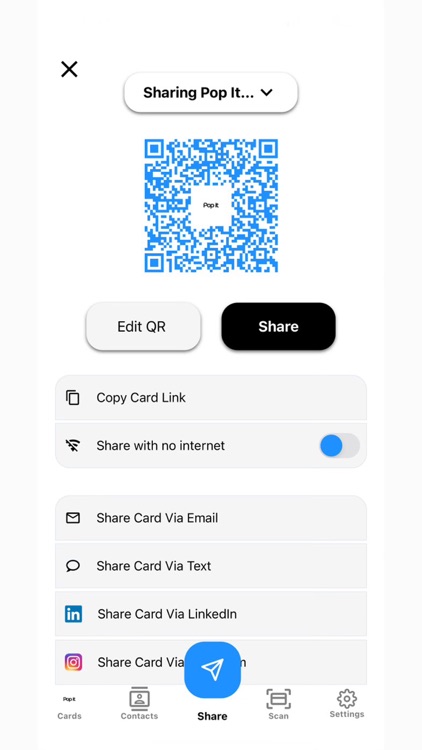 Pop It - E-Business Card screenshot-6