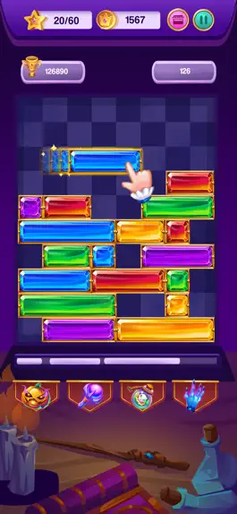 Game screenshot Jewel Sliding Brick Classic hack