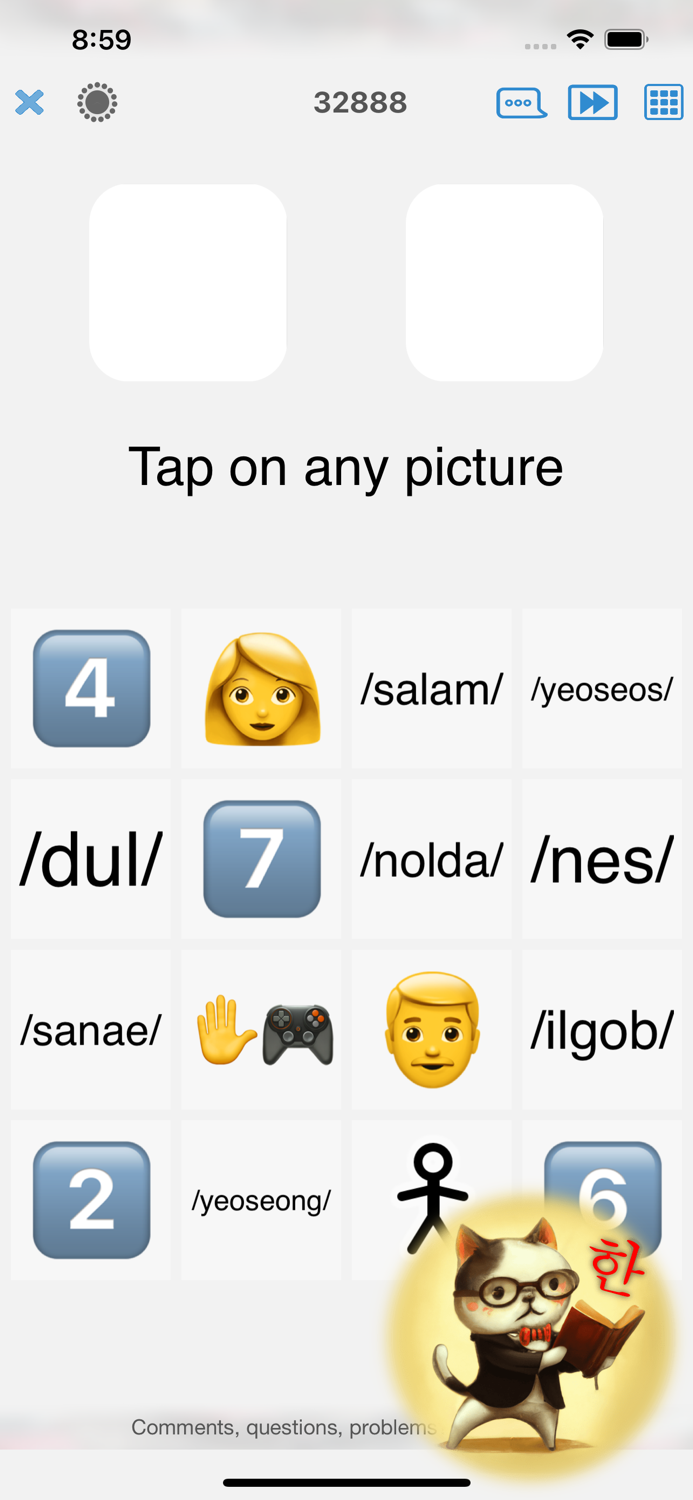 Korean - learn words