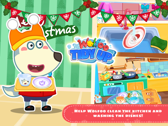 Wolfoo Tidy up House Cleaning