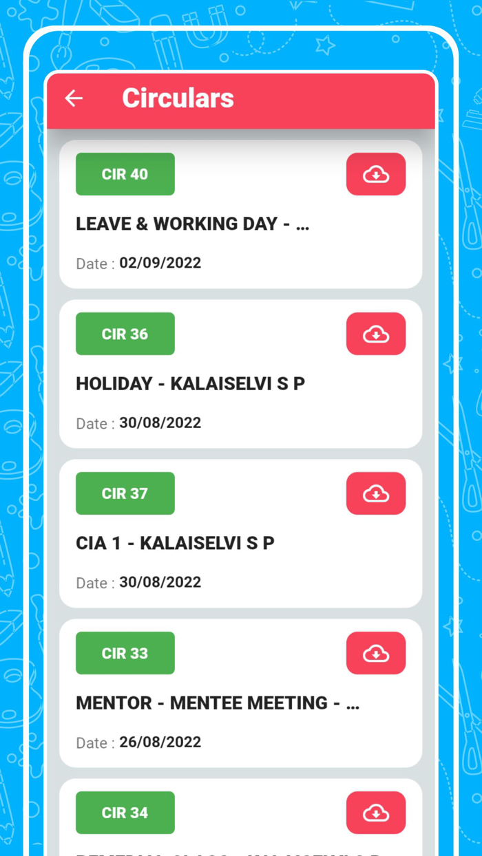 Impres - Student and Staff login