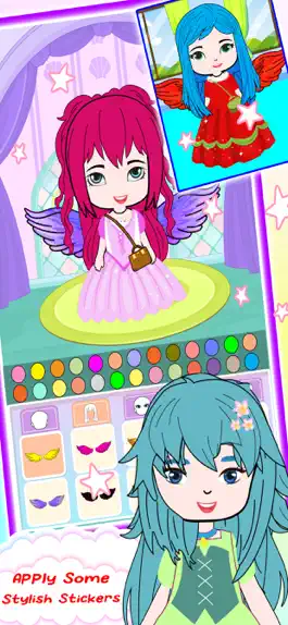 Game screenshot Сладкая кукла принцессы одевае apk