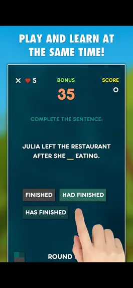 Game screenshot Past Tenses Grammar Test LITE apk