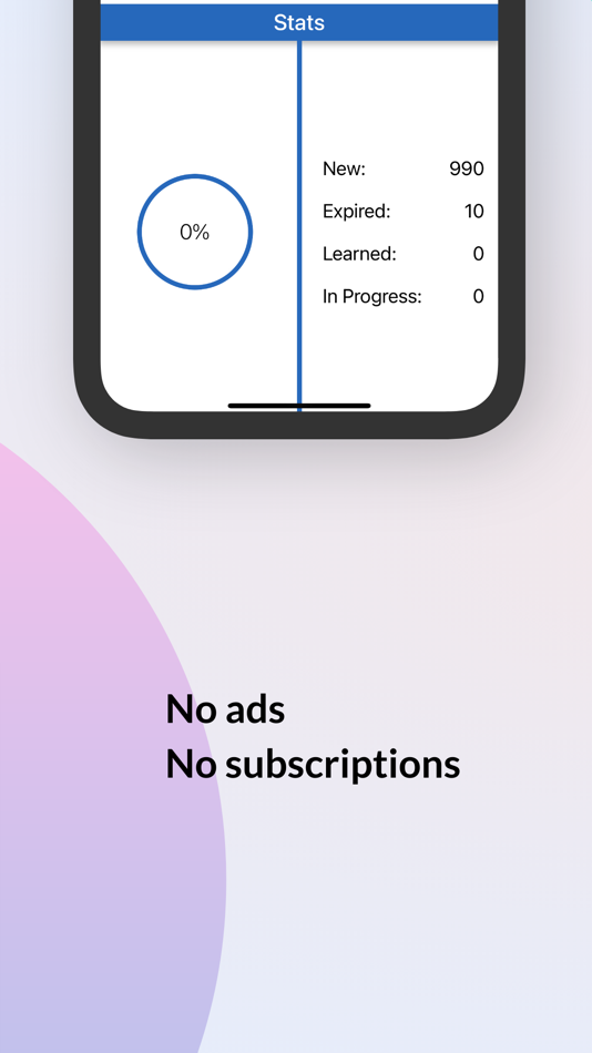 #2. French Flashcards - 1000 words (iOS) 由: Thomas Nylund