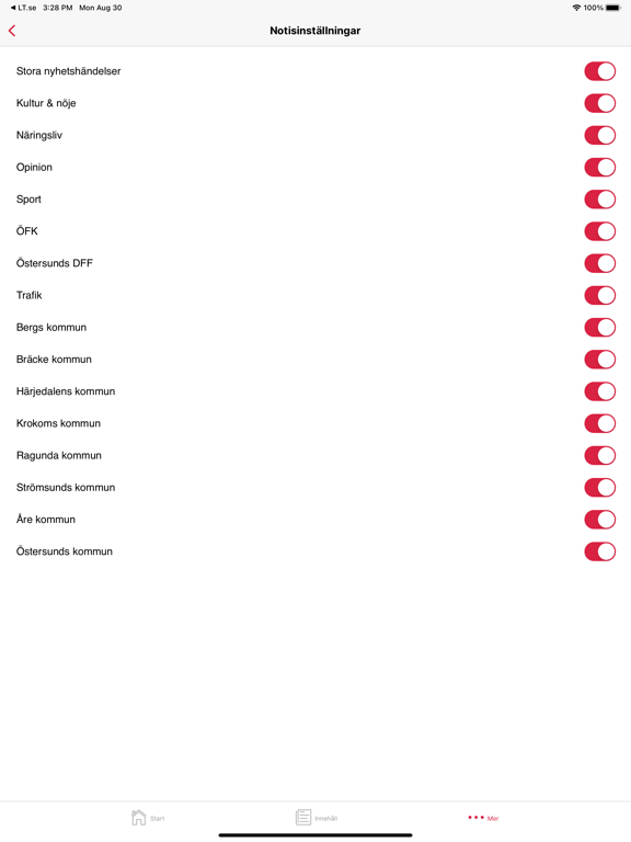 Screenshot #4 pour LT Östersund Nyhetsapp