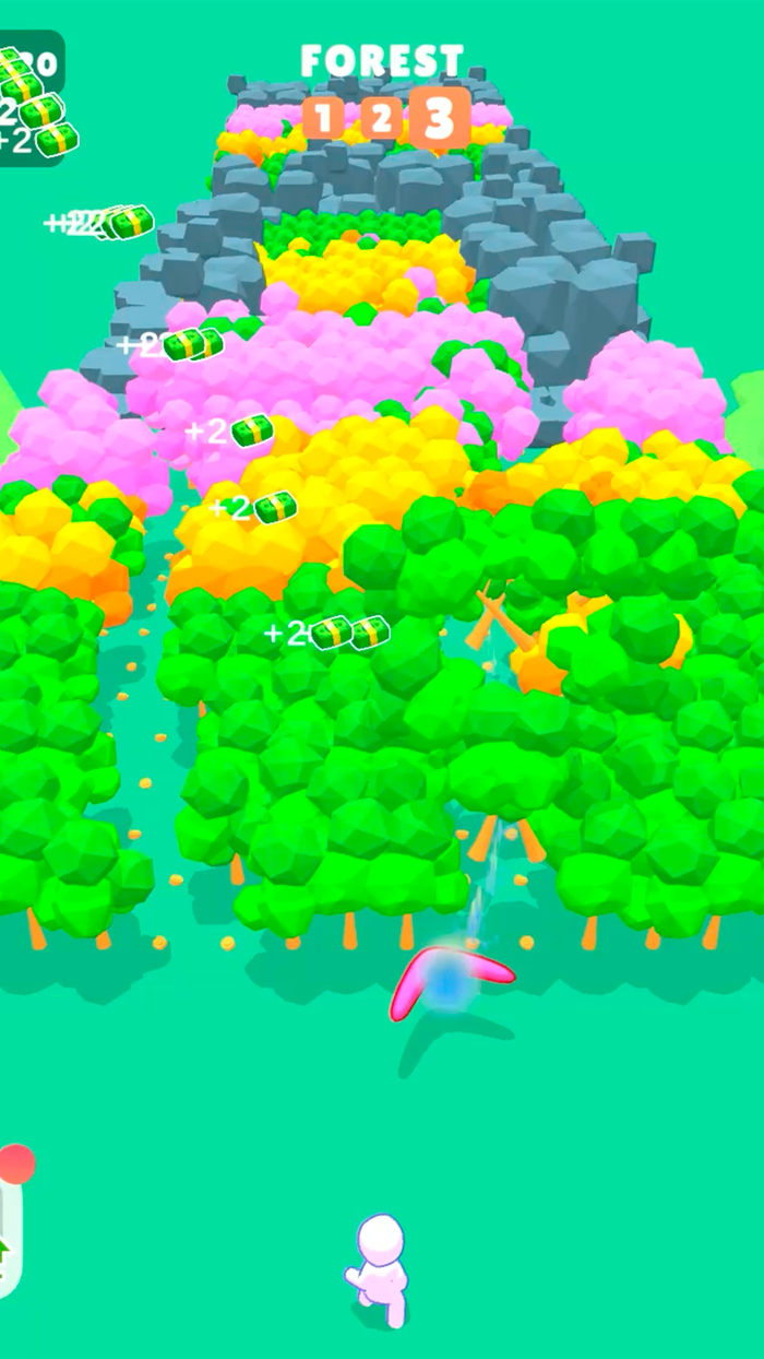 Boomerang Throw Cutting