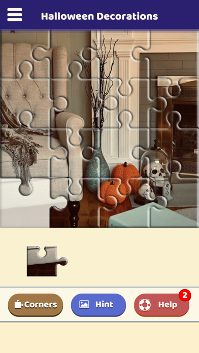 Halloween Decorations Puzzle Screenshot