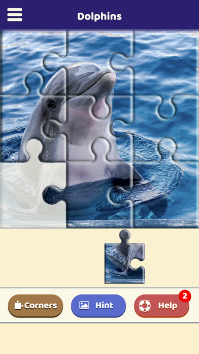 Dolphin Love Puzzle Screenshot