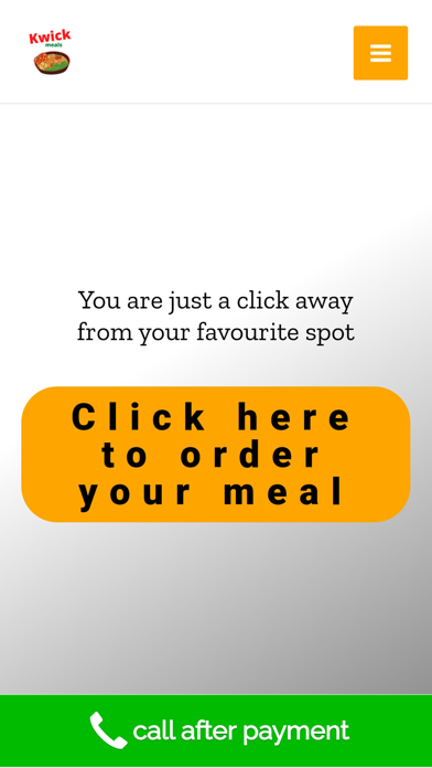 Kwickmeals Screenshot