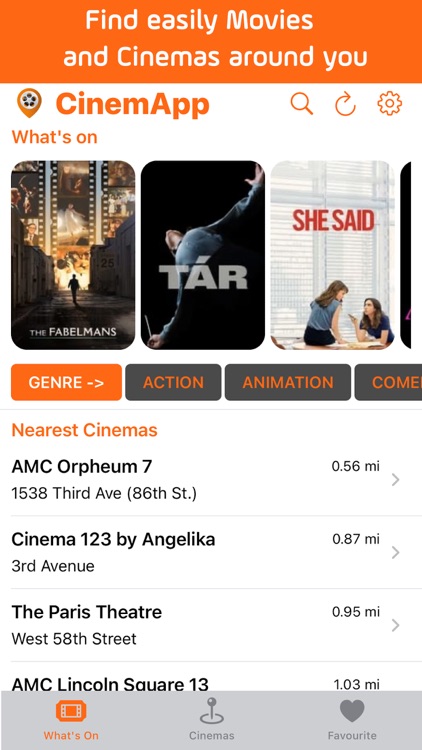 CinemApp Cinema & Showtimes