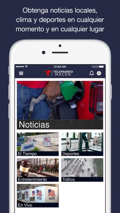 Telemundo Macon WKTB-SP Screenshot 1 - AppWisp.com Telemundo Macon WKTB-SP Screenshot 1 - AppWisp.com