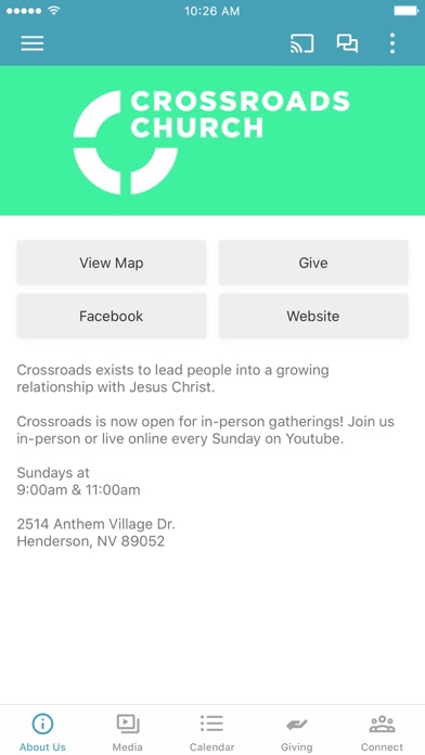 Crossroads Church LV Screenshot