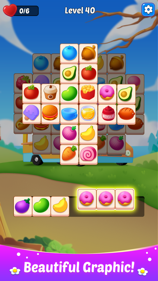 #2. Tiles Match 3D: Happy Trips (iOS) By: WingsMob Global Ltd.