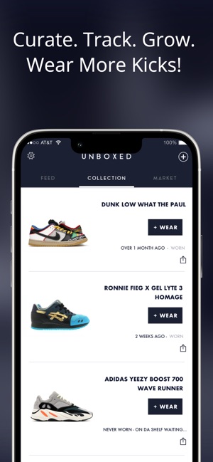 Unboxed: Sneaker Collector App on the App Store