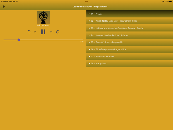 Screenshot #4 pour Learn Bharatanatyam - Volume 1