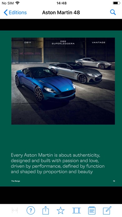 Aston Martin Magazine App Screenshot