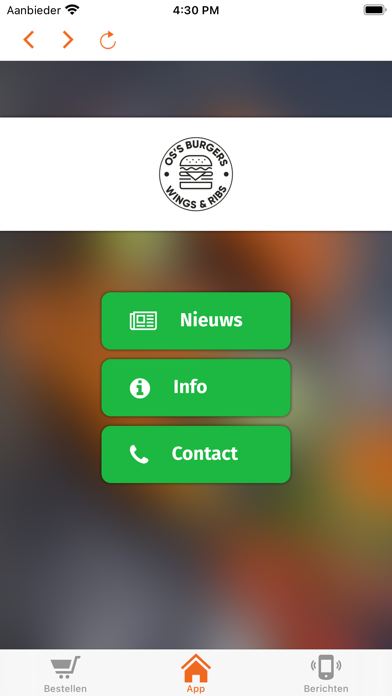 Os's Burgers, Wings and Ribs Screenshot