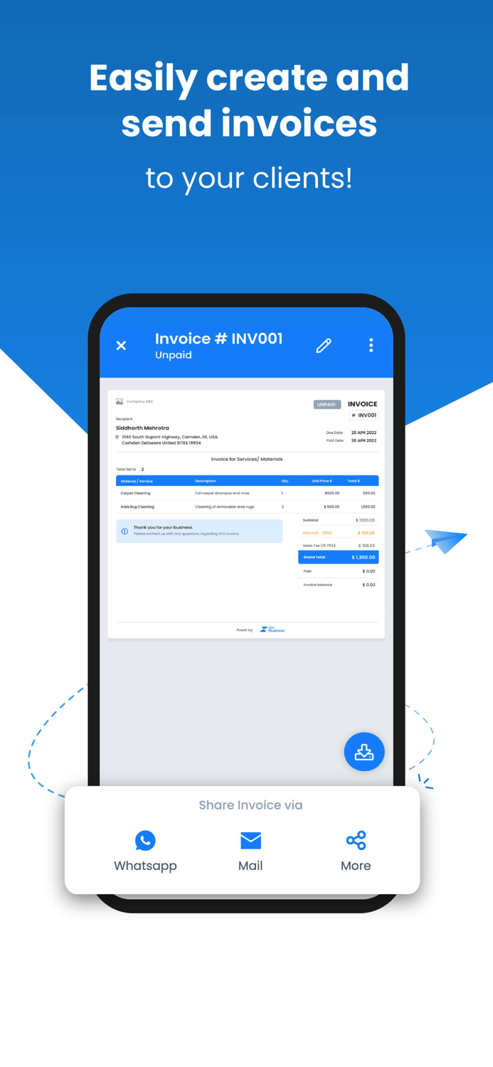 Invoice Maker for Services