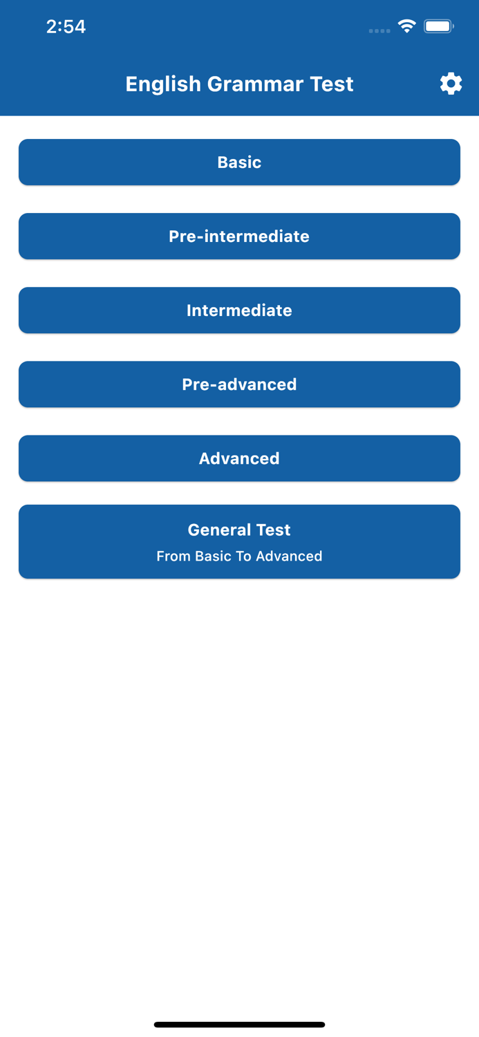 English Grammar Test and Quiz