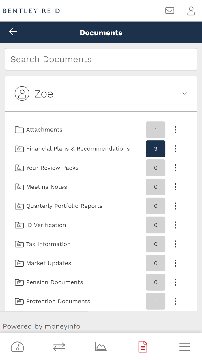 Bentley Reid Client Portal