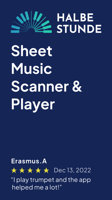 Halbestunde Sheet Music Reader Screenshot