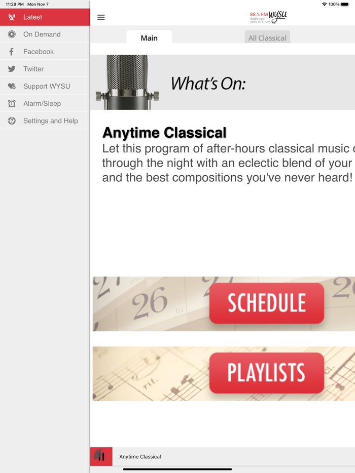 WYSU Public Radio App