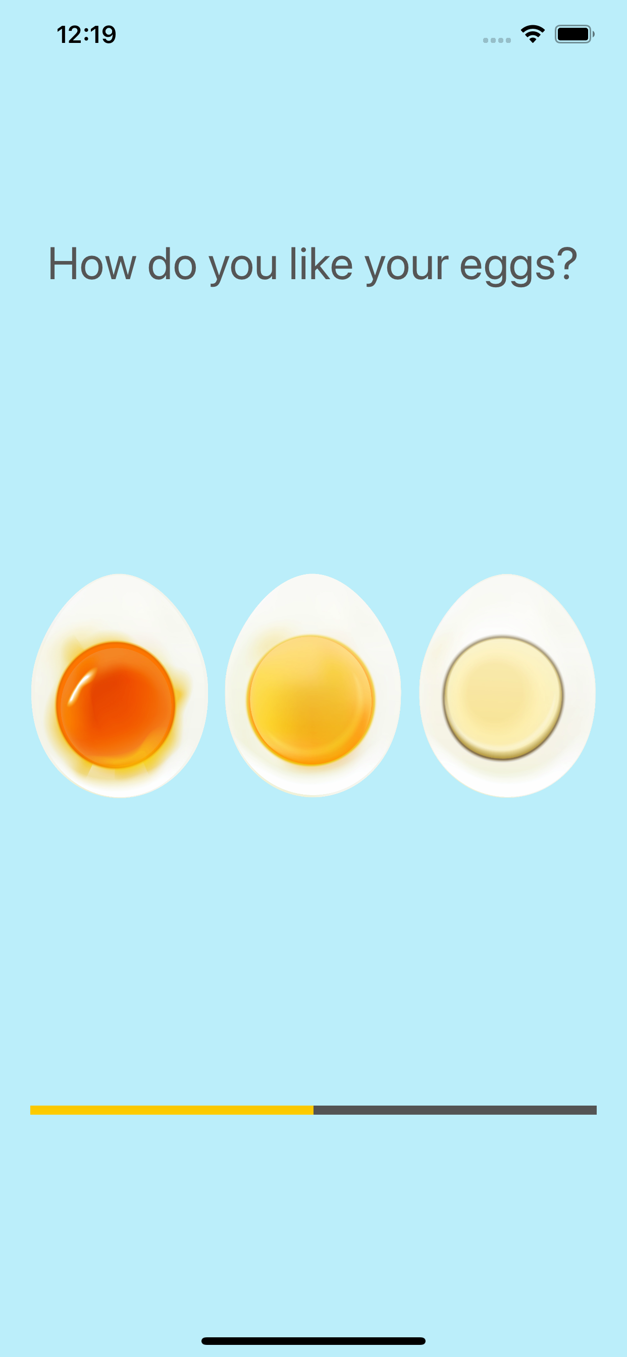 Egg timer app