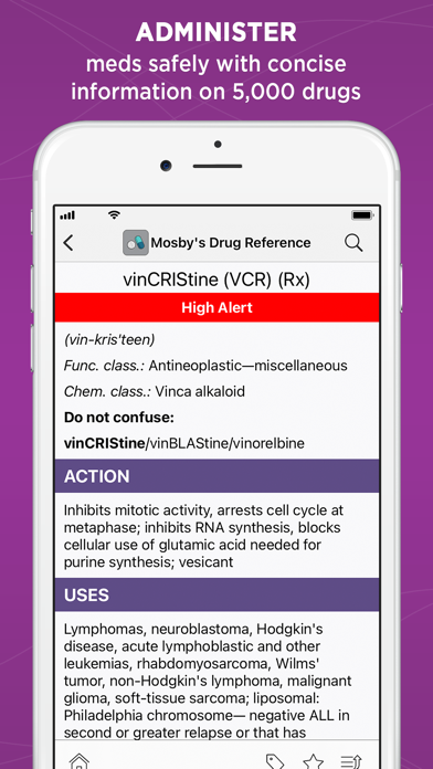 Mosby's Drug Reference Screenshot