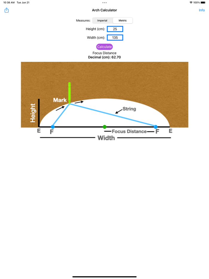 Arch Layout Calculator