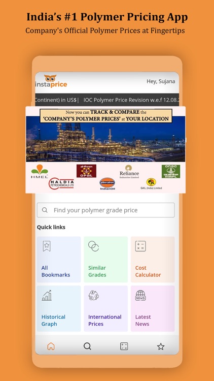 InstaPrice-Polymer Pricing App