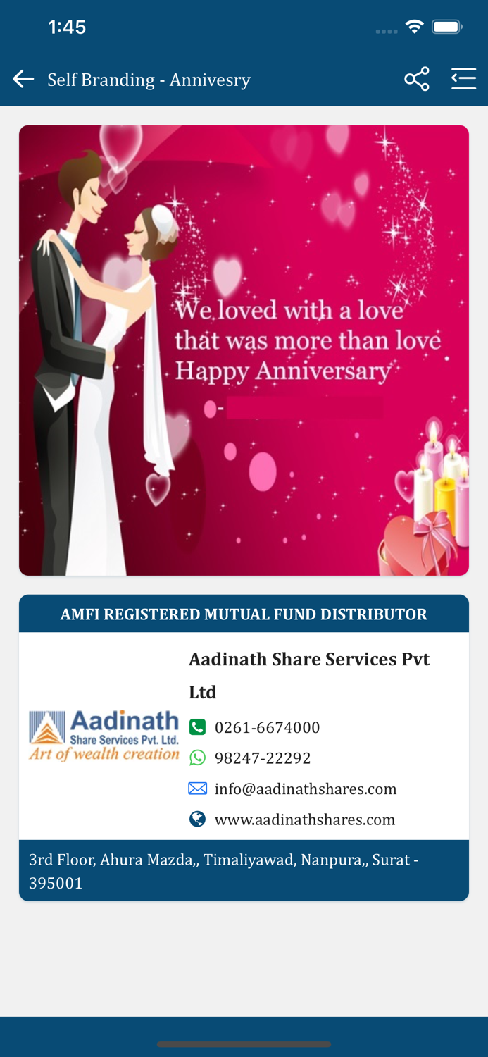 Aadinath Shares