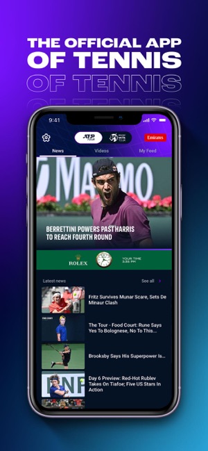 ATP and WTA Team Up to Launch Joint Mobile App