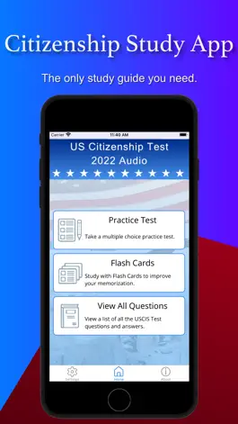 Game screenshot US Citizenship Test 2023 Audio mod apk
