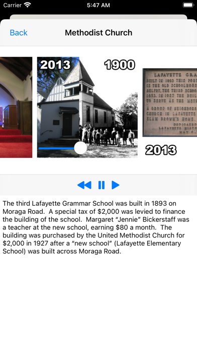 Lafayette History Screenshot