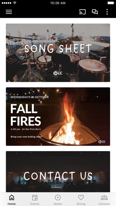 Tribe Church iPhone screenshot 1 - Education app