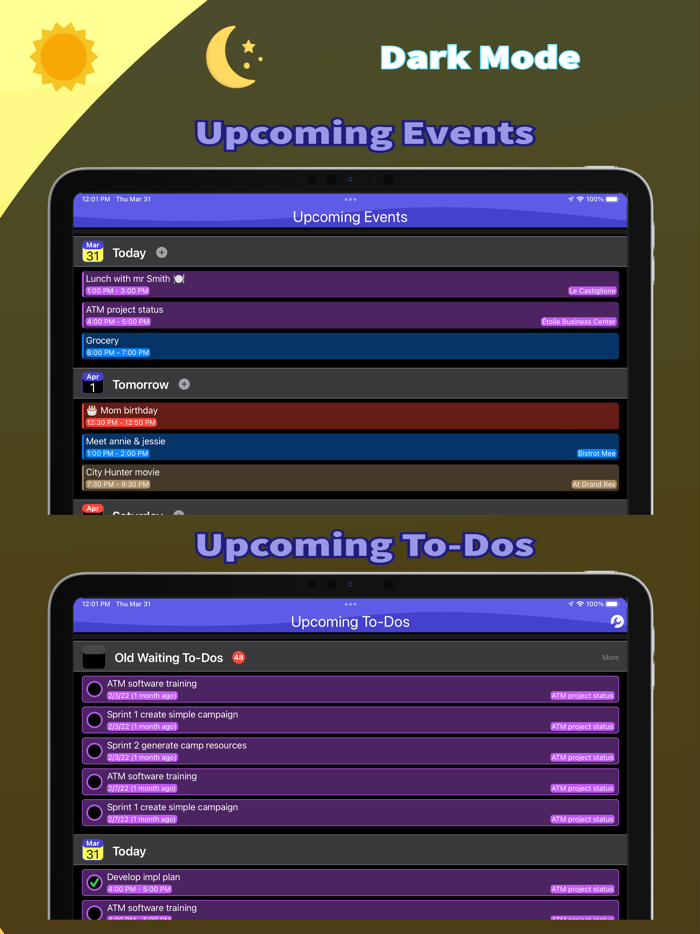 To-Do Calendar Tasks Planner
