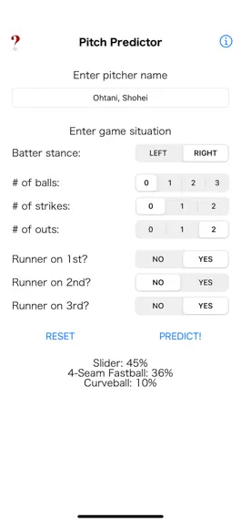 Game screenshot Pitch Predictor mod apk