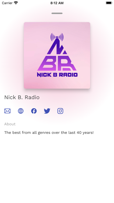 Nick B. Radio Screenshot