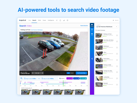 Spot AI Dashboard iPad screenshot 2 - Business app