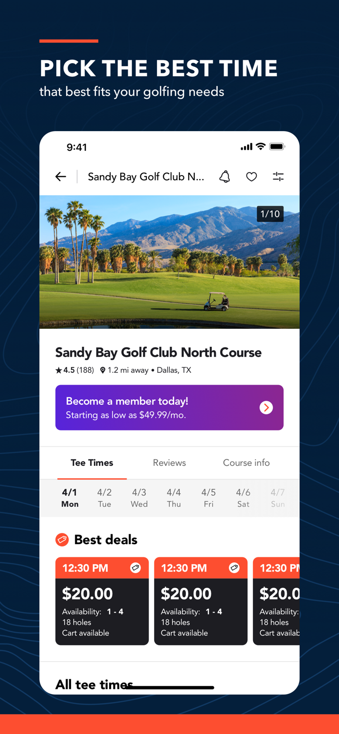 Supreme Golf Book Tee Times