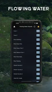 flowing water sounds for sleep iphone screenshot 1