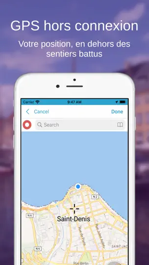 Capture d'écran de La Réunion : Carte Offline sur iPhone 5